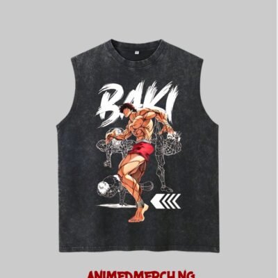 Baki Hanma Acid-wash Armless
