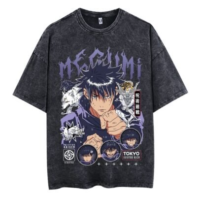 Megumi Acid-washed Graphic Tee