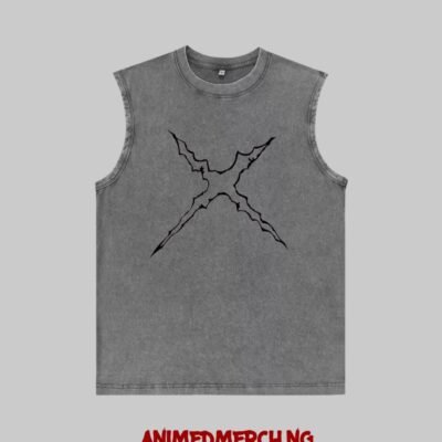 Luffy Scar Acid-wash Armless