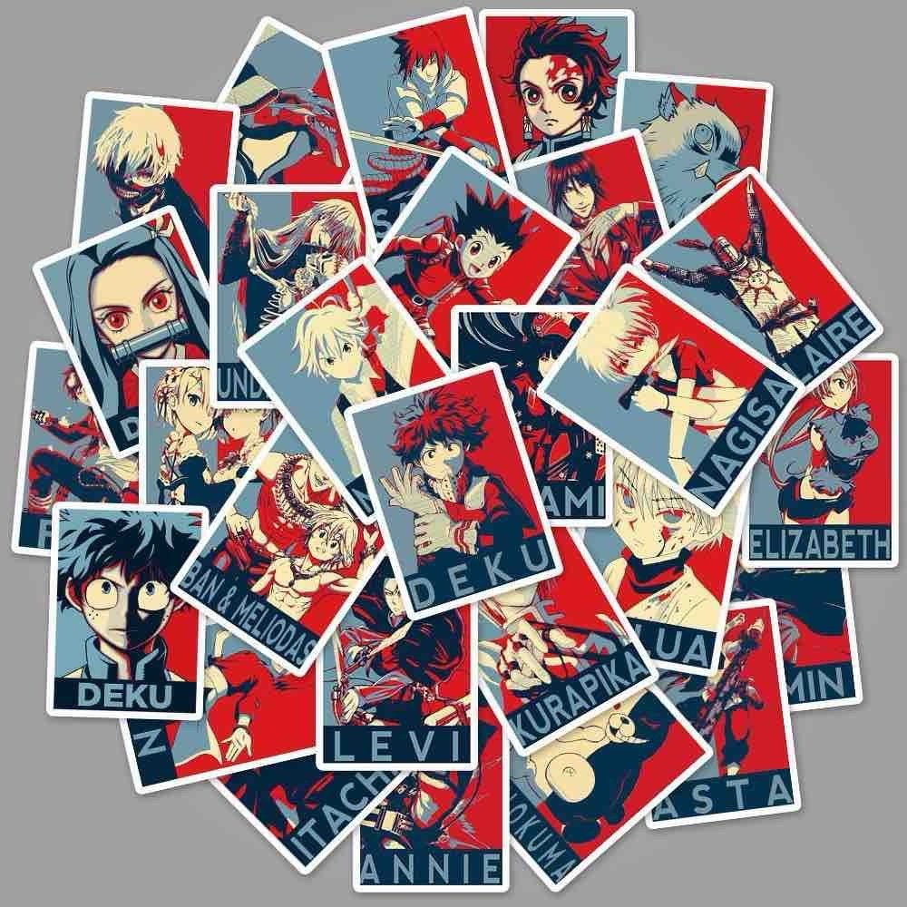 Anime Character Stickers