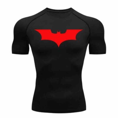 Red batman Compression Tee