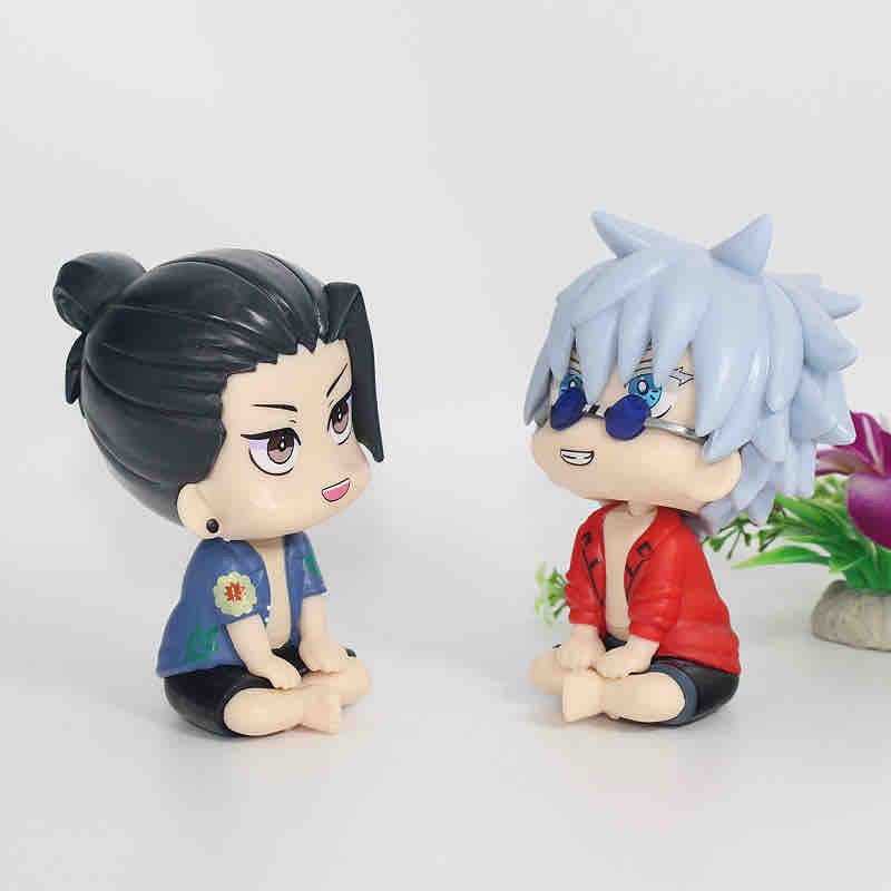 Summer Gojo-Geto Chibi Figurine Set
