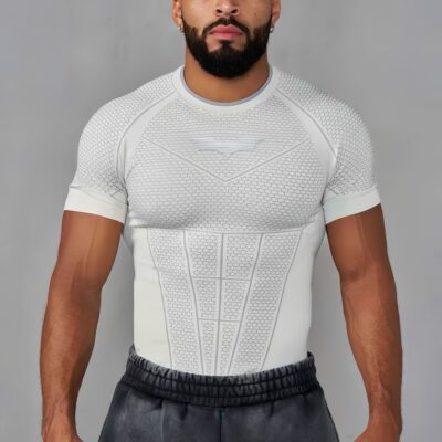 Double-colored Bat Compression Tee