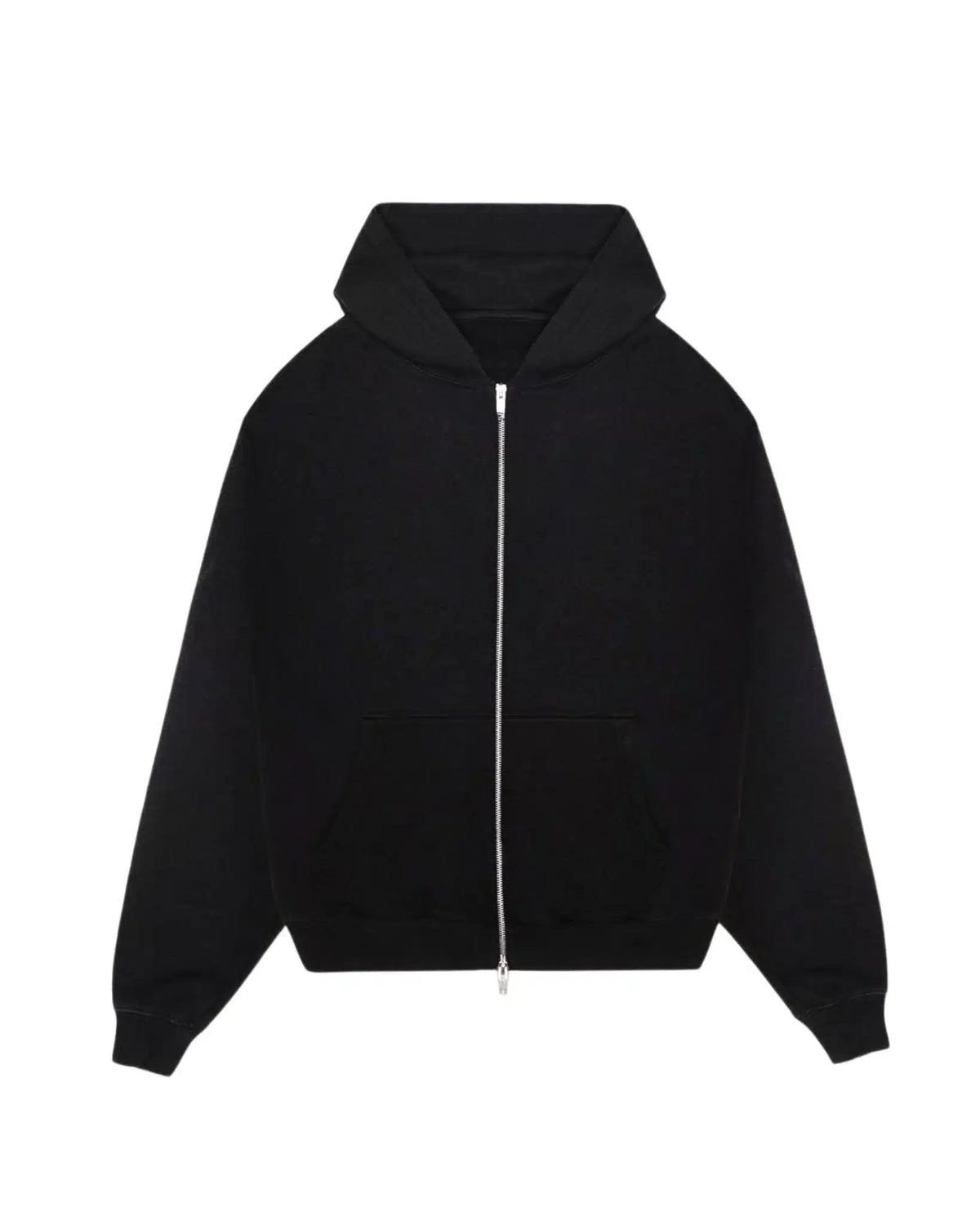 Plain Zip-up Hoodie